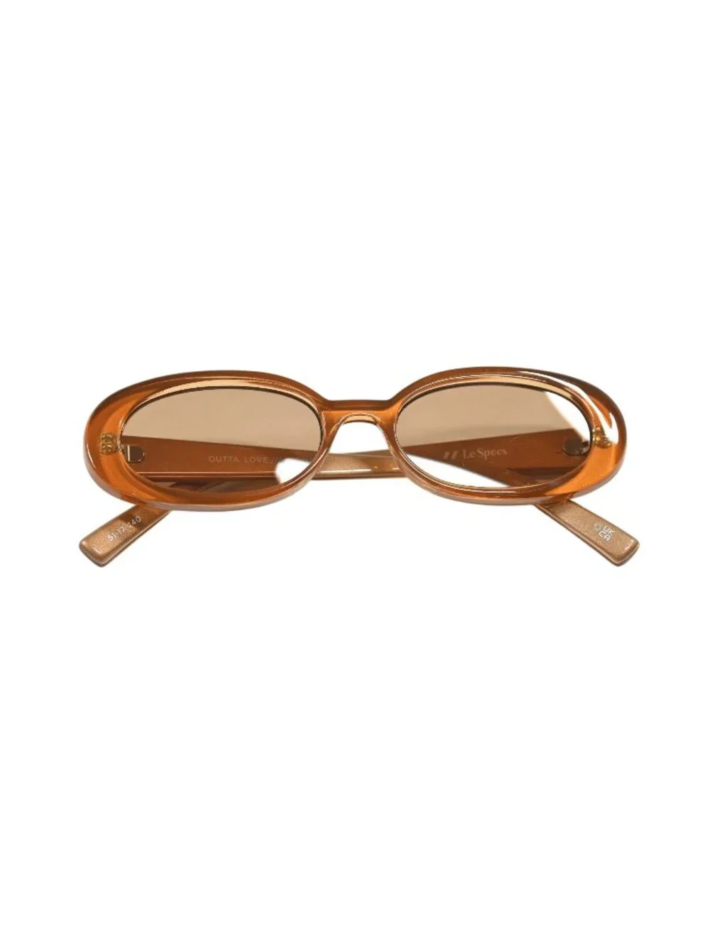 Le Specs Outta Love Sunglasses 1802190 in Caramel Tan Tint